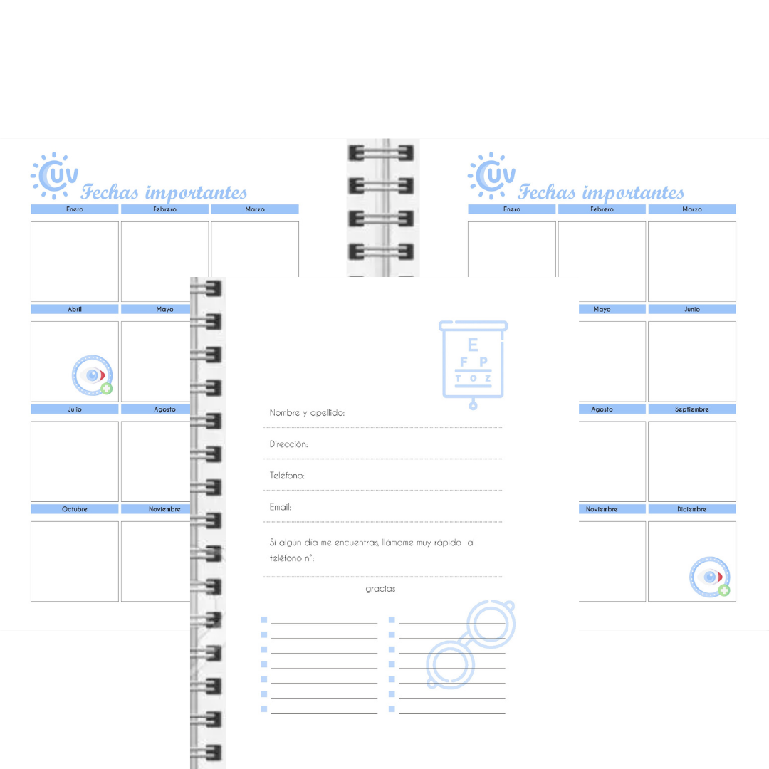 Kit Imprimible Agenda 2023 Planner Oftalmologia Digital – Mi archivo digital